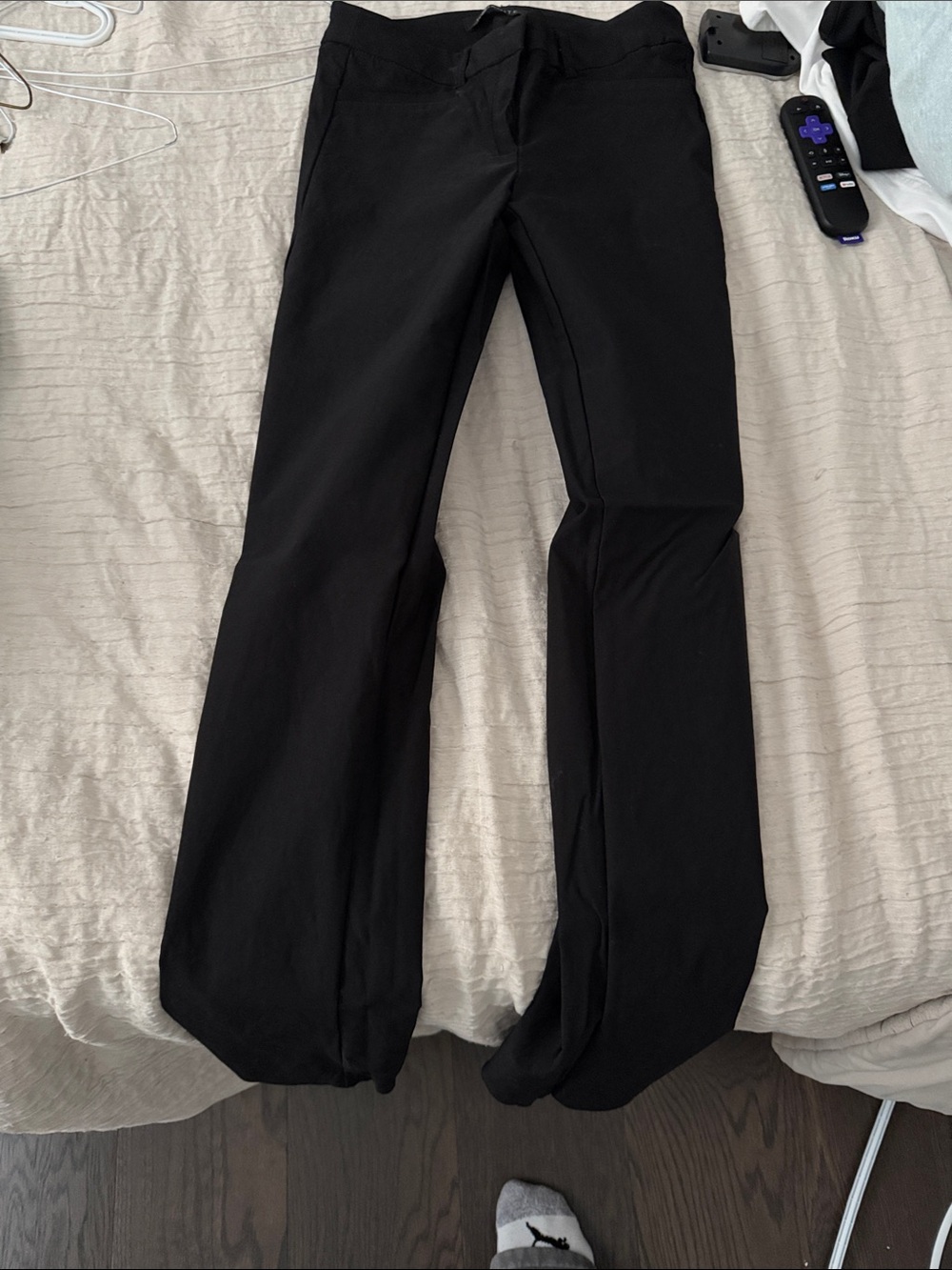 Dynamite Black Straight-Leg Trousers